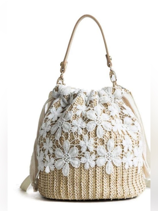 Handbags - Straw Cross, Women Beach Shoulder Summer Top Handle Crossbody Round Purse new